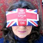 Keep Calm & Yoga On Eye Pillow